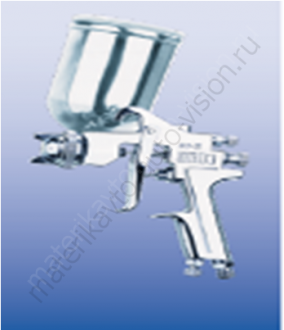9801G 1.6mm краскопульт с боковым бачком 400 мл