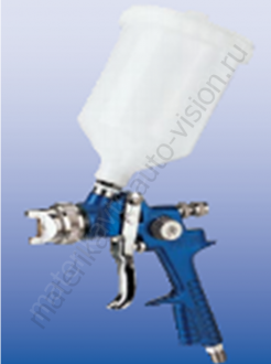 Мини NEW 125 H-2000 (HVLP) 0,8mm краскопульт с верхним бачком 125 мл