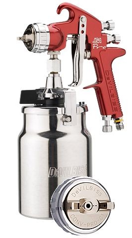 Краскораспылитель с нижним бачком DeVilbiss JGA S Pro