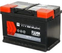 Аккумулятор 6ст - 74 (Fiamm) серия Titanium Black - оп